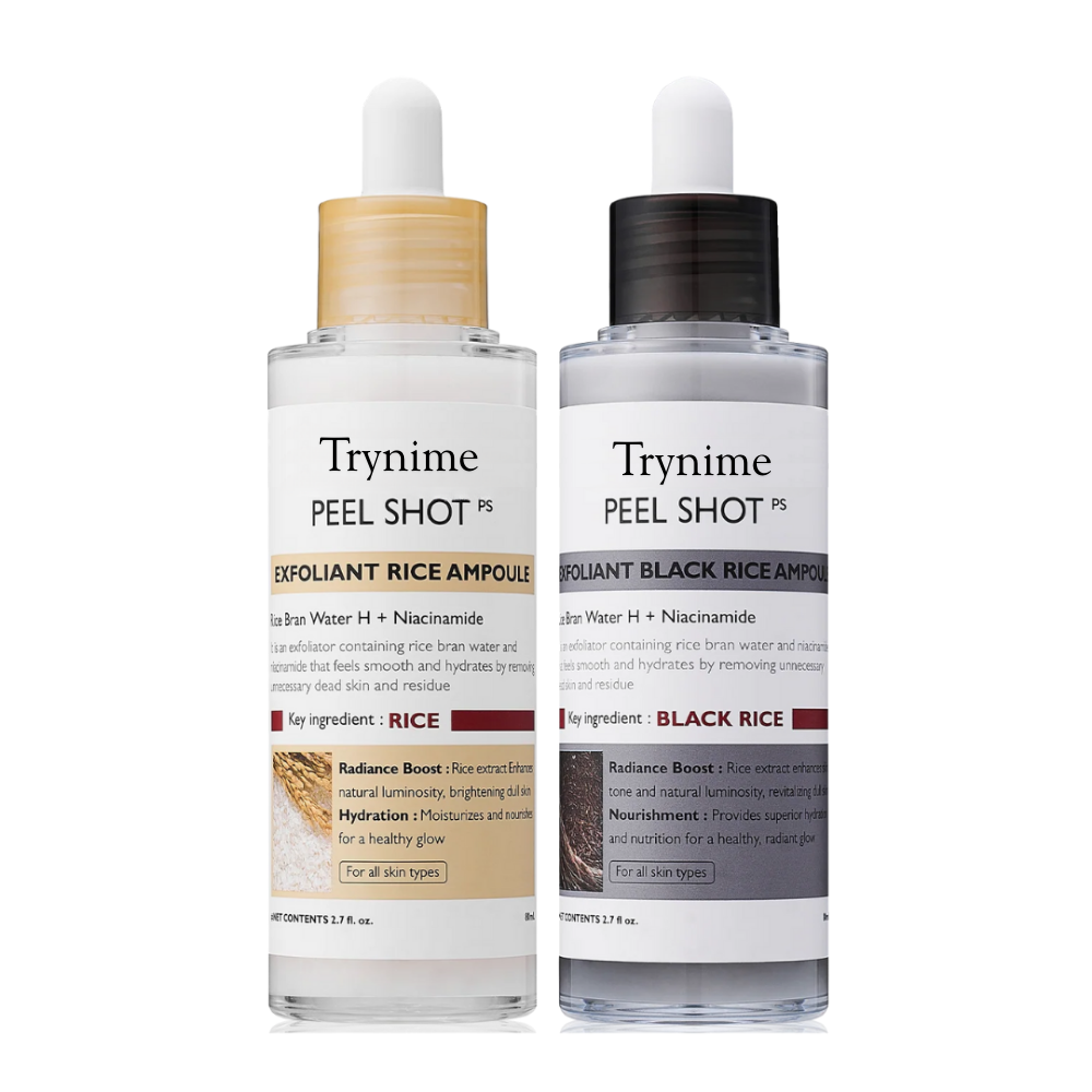 Trynime Peel Shot Glow Rice Ampoule Duo