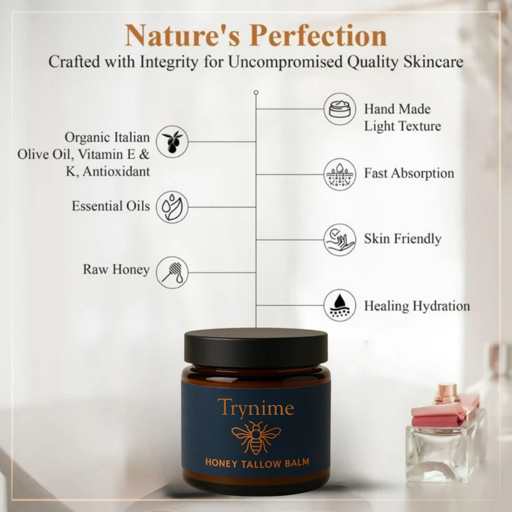 Trynime Balm - Honey Beef Tallow