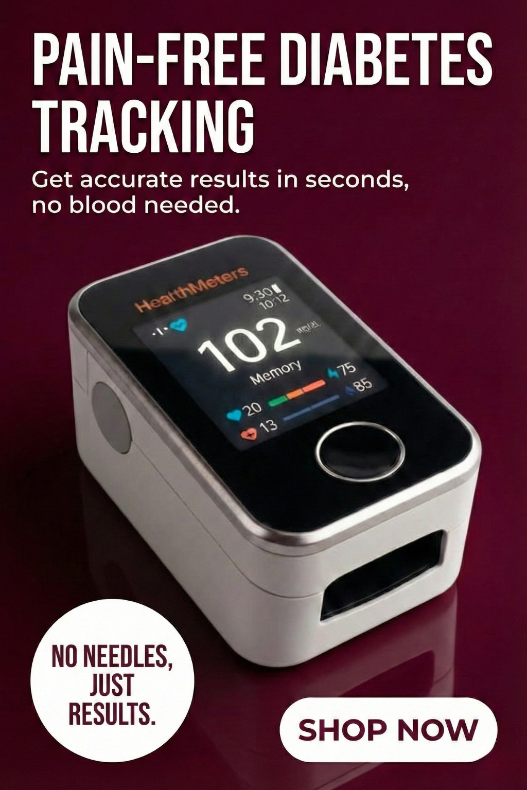 NEW 2.0 Non-Invasive Blood Glucose Monitor Trynime