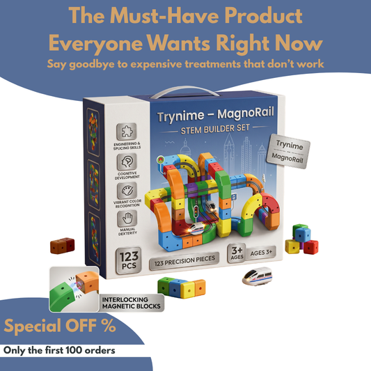 Trynime – MagnoRail STEM Builder Set