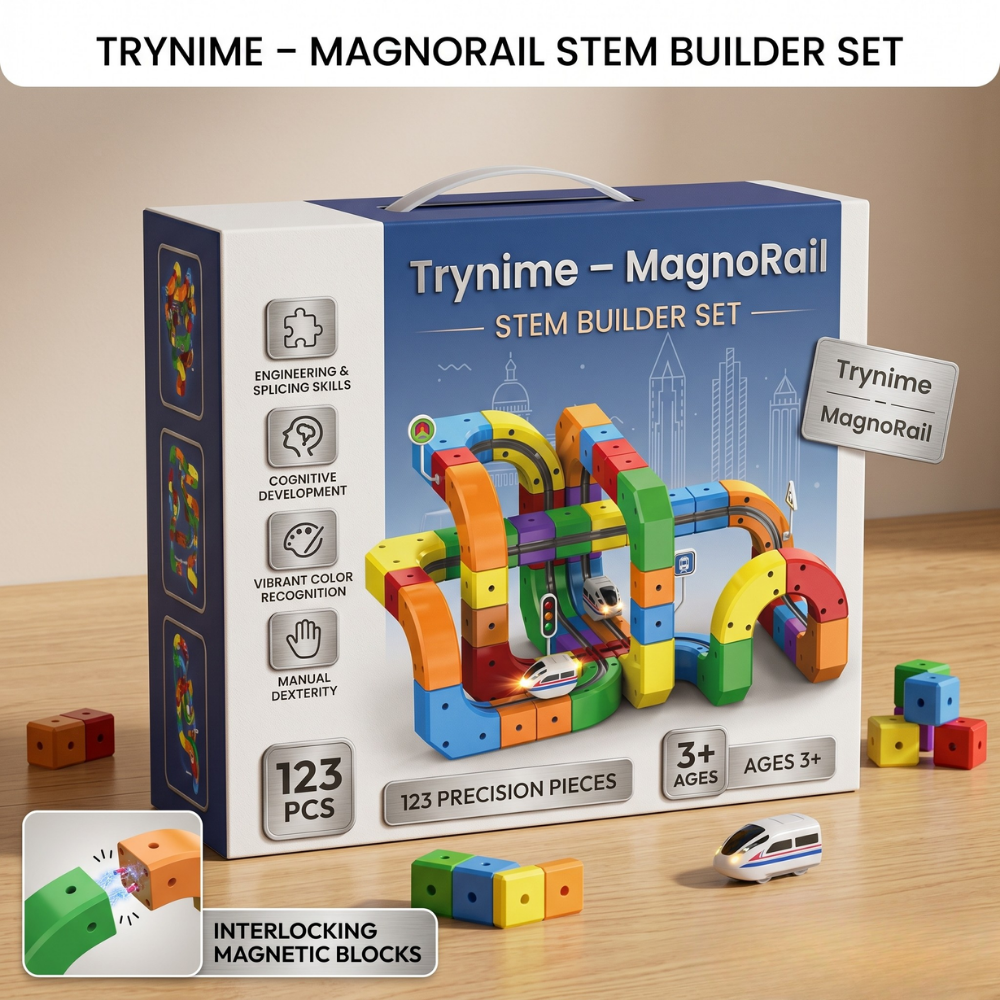 Trynime – MagnoRail STEM Builder Set