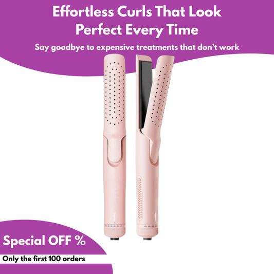 Trynime 3 in 1 Flat Iron and Curler