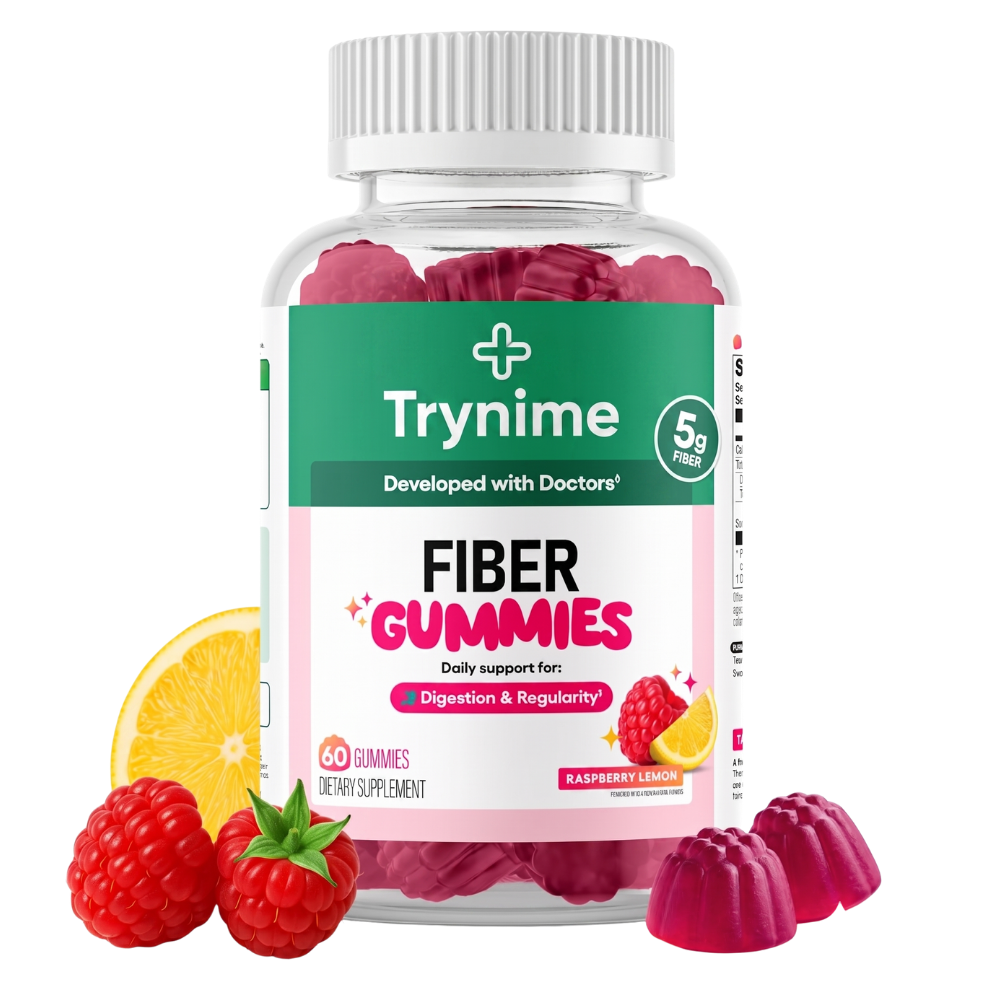 Trynime – GutGlow Probiotic Fiber Gummies