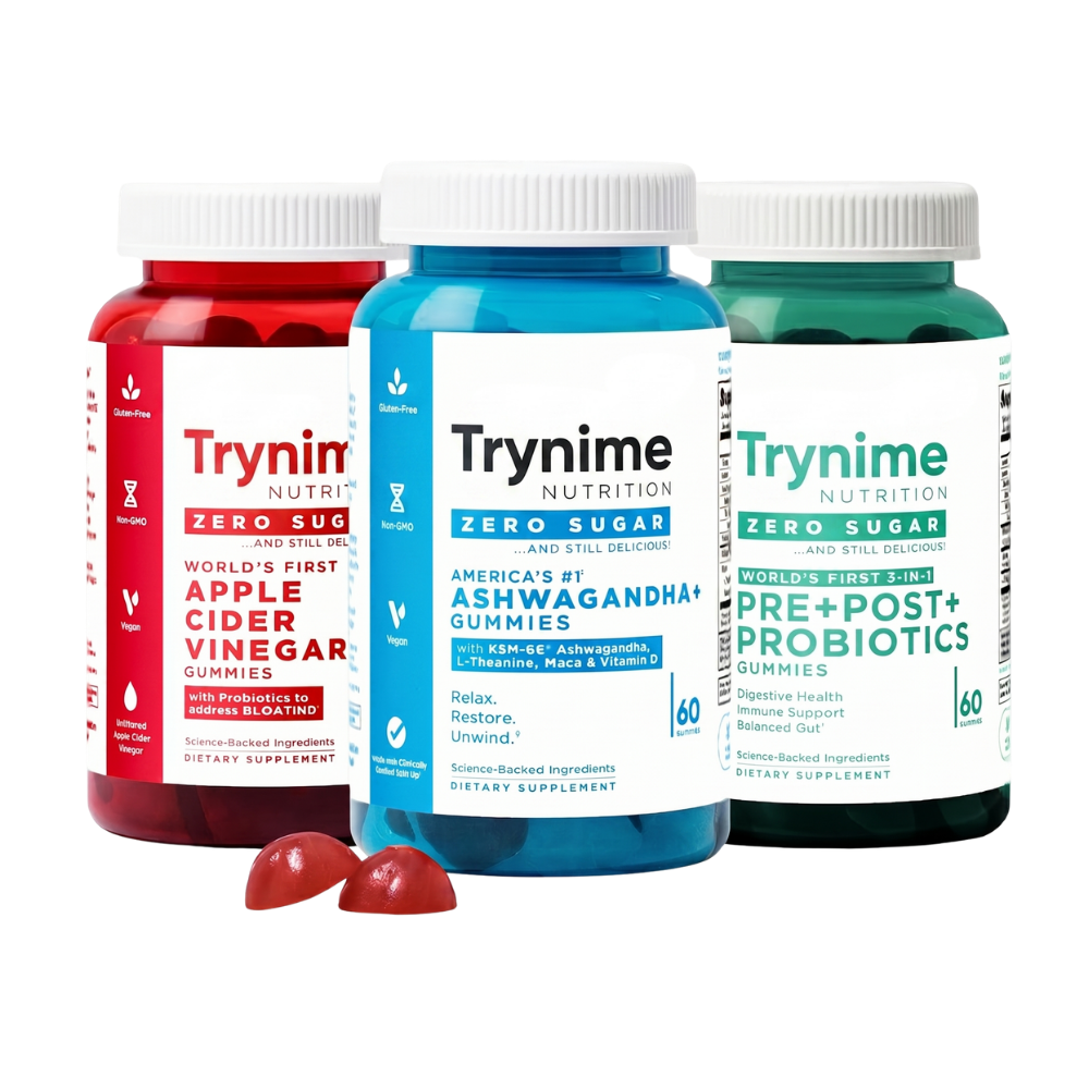 Trynime – TotalBalance Wellness Gummies Trio