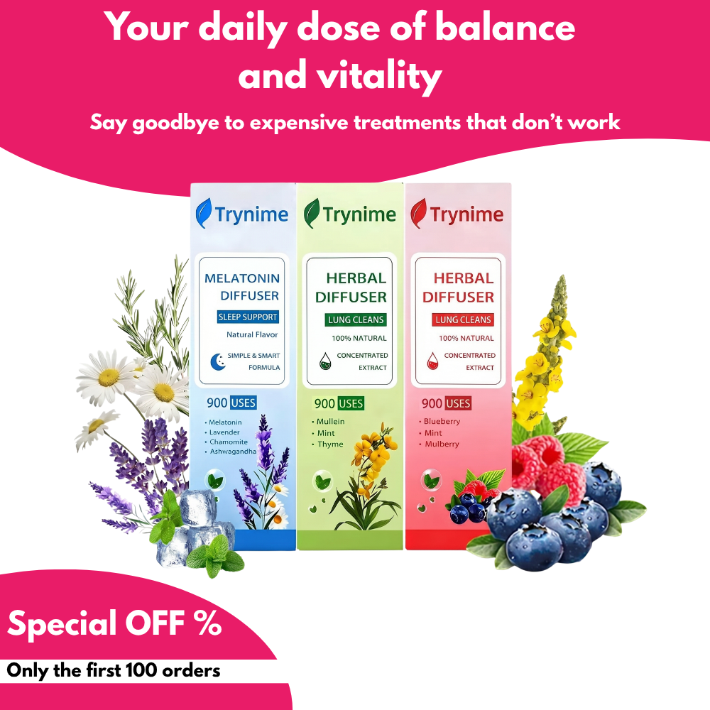 Trynime – Herbal Diffuser Set