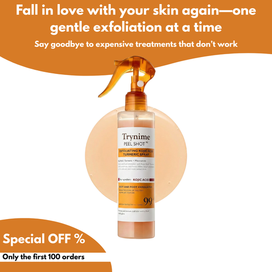 Trynime – Peel Shot Keratin Care Kojic Acid Turmeric Spray