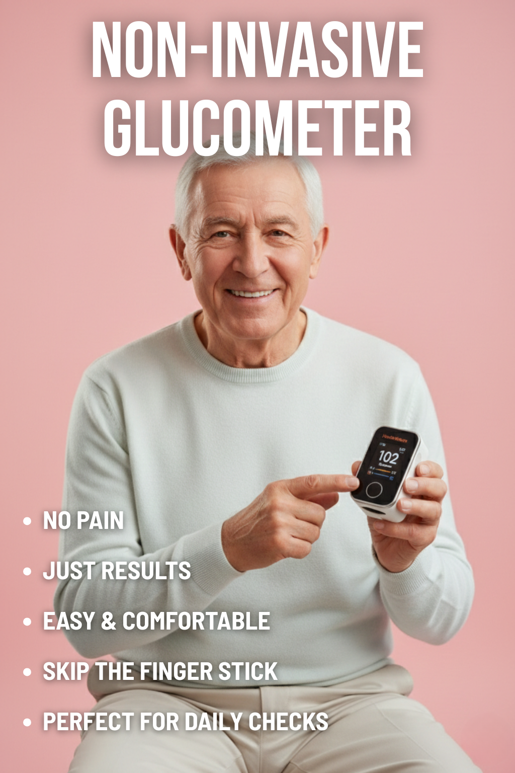 NEW 2.0 Non-Invasive Blood Glucose Monitor Trynime